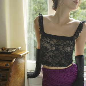 Ensemble de lingerie sexy en dentelle pour jeune femme, style français, léger et confortable - Product Image 4