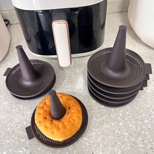 Nuevo <span class=keywords><strong>molde</strong></span> de silicona para hacer rosquillas, herramienta antiadherente para hornear para horno, freidora de aire, <span class=keywords><strong>molde</strong></span> para hornear rosquillas de silicona transfronterizo casero DIY - Product Image 3