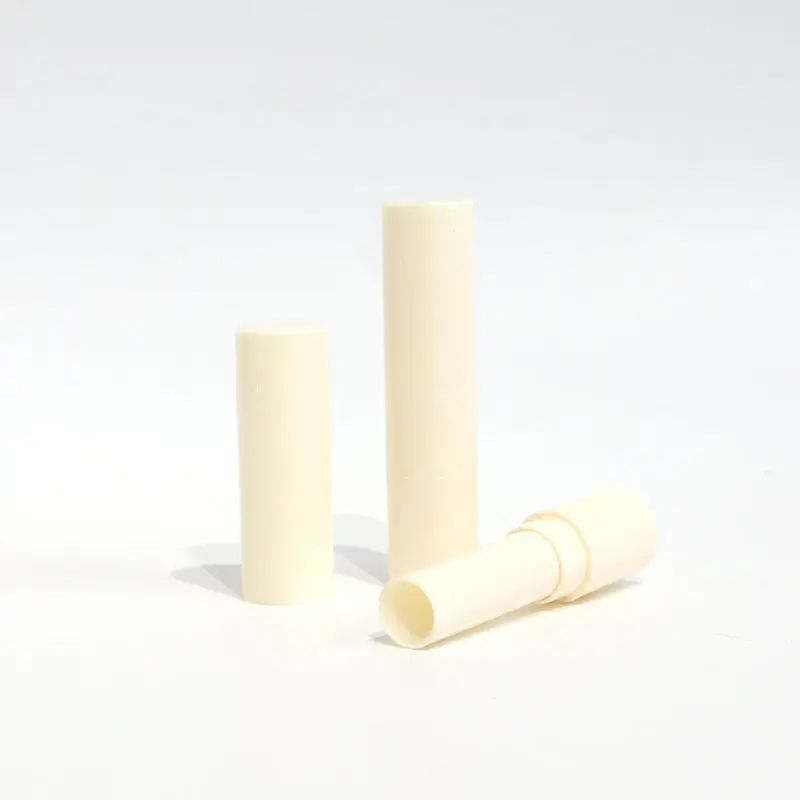OEM 3.5g design de luxe Beige vide tube de rouge à lèvres conteneur baume à lèvres ABS tube en plastique Chap bâton cosmétique conteneur