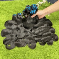 Lot de Cheveux Naturels Bruts Cambodgiens 15A, Provenant d'un Donneur Unique, Cuticules Alignées, Ondulés, Cheveux Humains Indiens Bruts, Vente en Gros