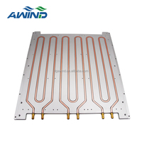 Dissipateur thermique en cuivre plaque de refroidissement liquide en aluminium plaque de refroidissement à eau personnalisée plaque froide en aluminium dissipateur de chaleur intégré