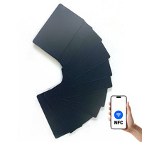 Mini RFID NFC Karte Wasserdicht 13,56MHz Kontaktlos PET-Material Zugangskontrolle 1K Chip Schwarz Bedruckt für Hotels