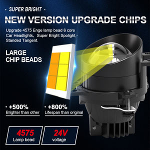 Faros Antiniebla LED de 3 Pulgadas para Toyota, Alta Potencia 110w, Luz Blanca y Amarilla, H11 H8, Láser, Proyector para Auto - Product Image 5