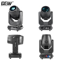 Paquete de 2 Luces Móviles Sharpy DMX de 295W con Control Maestro-Esclavo y Estuche de Transporte