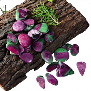 100% Natural High Quality <b>Ruby</b> Zoisite Loose Gemstone for Jewelry Making FAIJAN GEMS Rajasthan Origin Third Party Certified - Product Image 1