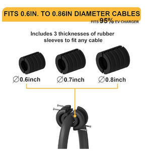 Sistema de gestión de cables para cargador rápido de CC para vehículos eléctricos con bloqueo automático y equilibrador de resorte, nivel 3, 150KW DCFC, 260A, retractor de <span class=keywords><strong>cable</strong></span> de carga para vehículos eléctricos - Product Image 3