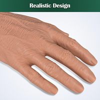 Kit d'entraînement IV gériatrique pour la pratique de l'insertion intraveineuse, kit de pratique IV pour les mains des personnes âgées, destiné aux étudiants en soins infirmiers et aux professionnels médicaux CE/ISO