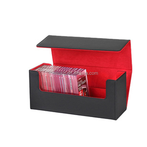Venta caliente Premium PU Card Deck Storage Box 1000 + Sport Card Case <span class=keywords><strong>Rhett</strong></span> Brand Venta caliente Tarjeteros - Product Image 1