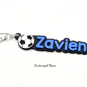Portachiavi a Tema Calcio, Souvenir per Tifosi, Articoli per il Tifo allo Stadio Giugno 2026, Personalizzabile con il Tuo <span class=keywords><strong>Nome</strong></span> o il <span class=keywords><strong>Nome</strong></span> della Tua <span class=keywords><strong>Stella</strong></span> del Calcio Preferita - Product Image 2