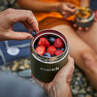 Boîte à déjeuner thermique pour aliments conteneurs repas isolés portables pour adultes pour travailler acier inoxydable 18/8 étanche empilable