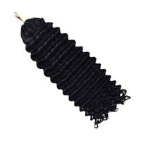 Extensiones de Cabello Humano Virgen Vietnamita 100% Natural, Ondulado Profundo, Doble Trama, Estilo Boho, Negro Natural, Grado Superior, 100g, para Crochet
