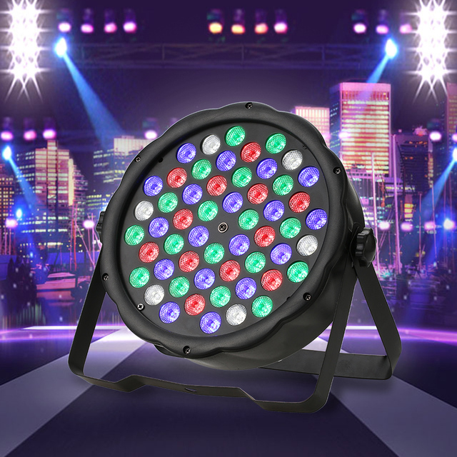 Professional DMX Control RGBW 54 LED Par Light Stage DJ Light Disco Beam Spotlight