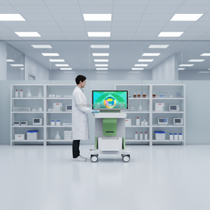 Système d'entraînement cognitif médical Huasheng : Améliore l'attention, analyse le stress mental, système de télémédecine, kiosque médical HS-XL200 - Product Image 1