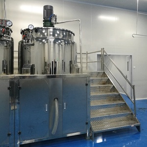 Linea di produzione automatica completa dello Shampoo di fabbricazione della macchina cosmetica del miscelatore della lozione di miscelazione della macchina per la produzione di lavastoviglie del sapone - Product Image 2