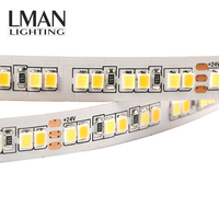 Guirlandes lumineuses intelligentes de haute qualité DC24V SMD2835 8mm 15W/M 192LEDs trois couleurs certifiées ETL, dimmables, pour miroir de salle de bain