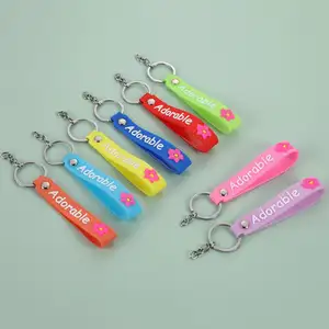 Cute Adorable Silicone Rubber Keychain