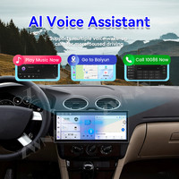 ZWNAV Navigateur GPS à écran tactile Android 15 de 15,8 pouces pour Ford Focus 2005-2007 avec CarPlay Android Auto 5G/WiFi Carte mondiale