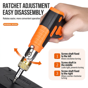 Ratcheting <b>Screwdriver</b> Set 14 Bits Interchangeable Bit Dual Direction 180 Degree Home Auto Repair Tool - Product Image 2