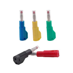 4,0mm Einziehbarer Laternenstecker Bananenstecker Reines Kupfer PE-Isoliert Gewehr-Typ Stapelbarer Teststift für Elektrische Prüfungen und Verkabelung - Product Image 1