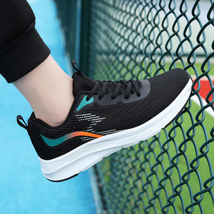 2025 nuevos zapatos casuales ligeros que absorben los golpes Material de malla para transpirabilidad estilo versátil y elegante para hombres - Product Image 6