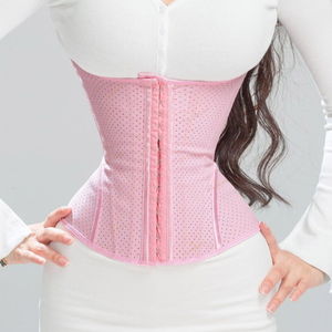 Bán buôn sản phẩm bán tùy chỉnh phụ nữ Latex giảm cân thể thao tráng cơ thể Shaper áo nịt ngực Phụ Nữ Eo huấn luyện viên Corset đồng hồ cát - Product Image 3