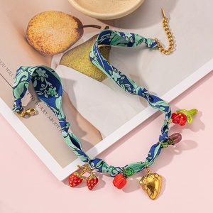 Collar de Acero Inoxidable Colorido para Playa, Venta al por Mayor, <span class=keywords><strong>Serie</strong></span> Océano, Resistente al Agua, Chapado en Oro - Product Image 5