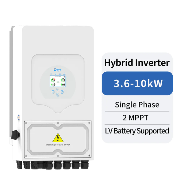 Deye 8kw Low Voltage Single Phase SUN-6K-SG05LP1-EU-AM2-P SUN-8K-SG05 LP1-EU-AM2-P Deye 8kw Hybrid Solar Inverter