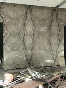 Élégante dalle de marbre gris <span class=keywords><strong>Normandie</strong></span> pour revêtement de sol et mur, installation de comptoir - Product Image 3