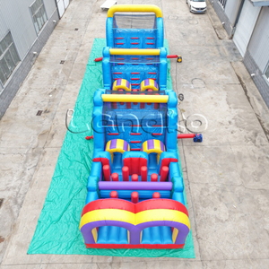 <span class=keywords><strong>Maison</strong></span> gonflable de rebond de prix usine de jeux gonflables commerciaux de PVC de parcours d'obstacles d'amusement extérieur pour des adultes d'enfants - Product Image 3