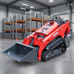 Minicargadora Compacta de 1564 kg con Orugas, Control Hidráulico Completo por Joystick, Ancho Estrecho de 980 mm para Construcción y Agricultura - Product Image 1