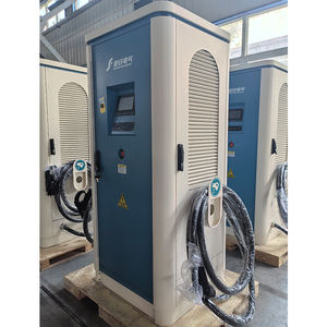 Precio <span class=keywords><strong>barato</strong></span> de fábrica DC Cargador rápido Montado en el <span class=keywords><strong>piso</strong></span> CCS2 Pistola dual <span class=keywords><strong>Compartir</strong></span> energía IP54 OCPP Ev Estación de carga Pantalla táctil de 7" - Product Image 3