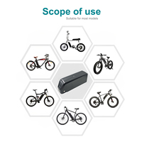 Batterie lithium-ion 21700 Cell 36V 48V 52V 15Ah 20Ah 25Ah pour vélo électrique AMYET EB26 G60 S8, pack de batteries externe Akku