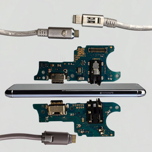 Sạc cổng USB <span class=keywords><strong>Dock</strong></span> nối Flex Cáp thay thế với thanh thiết kế cho cho A03 A03 lõi - Product Image 6