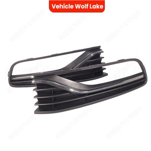 Volkswagen Polo Fog Light Bezels 2014-2017 ABS Front Bumper Covers Lower Grille Trim Left Right Side - Product Image 3