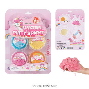 Pâte à modeler licorne, mélange de slime, jouets éducatifs scientifiques pour enfants - Product Image 2