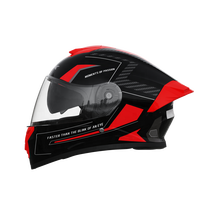 Casque de moto intégral en vente chaude, double visière HD, ventilation efficace pour le confort de la moto, doublure en coton, protection de la tête