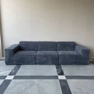 Set ruang tamu <span class=keywords><strong>Sofa</strong></span> mewah Modern furnitur bentuk l 2 3 tempat duduk korduroi kompresi vakum dikemas desain relaksasi - Product Image 6
