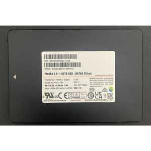 Samsung PM883 1.92TB SSD MZ7LH1T9HMLT-00005 อินเทอร์เฟซ SATA รองรับการถ่ายโอนข้อมูลความเร็วสูงเพื่อประสิทธิภาพสูงสุด ภายใน - Product Image 1