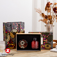 Seismo – boîte d'emballage en carton rigide haut de gamme, cadeau de bougie, tiroir coulissant, Logo personnalisé