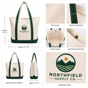 <span class=keywords><strong>Bolsa</strong></span> de Compras Personalizada con Logotipo, Ecológica, Sostenible, de Lona de Algodón Orgánico Reciclado - Product Image 3