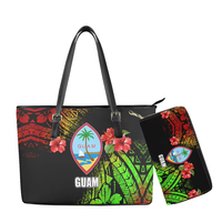 Luxe île drapeau Guan Design personnalité épaule sacs fourre-tout prix usine femmes sac à main en cuir sac à main deux pièces/ensemble livraison directe