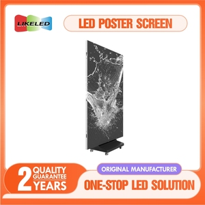 Ba lần dẫn Áp phích màn hình tiết kiệm năng lượng có thể gập lại dẫn Áp phích Bảng điều khiển siêu mỏng xách tay tri-gấp dẫn Áp phích màn hình - Product Image 4