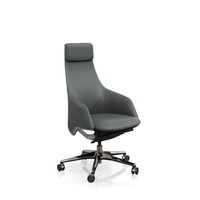 Fauteuil de direction avec appui-tête réglable et mécanisme d'inclinaison synchrone