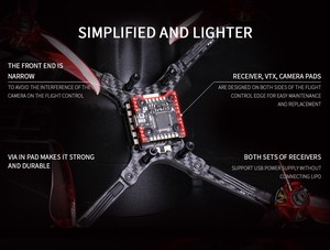 Controlador de Vuelo T-HOBBY <span class=keywords><strong>Mini</strong></span> F7 HD 20x20mm Cc3D, Ligero, 3-6S FC OSD VTX SWITCH, Compatible con Salida de Voltaje de 5V, Batería RC - Product Image 6