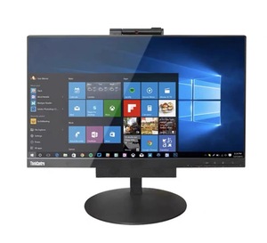 คอมพิวเตอร์ออลอินวัน <span class=keywords><strong>ThinkCentre</strong></span> TIO24Gen3 รุ่น Original Refurbished พร้อมกล้องในตัว ลำโพงในตัว คีย์บอร์ดภาษาฝรั่งเศสและสเปน รุ่น M720q จาก <span class=keywords><strong>Lenovo</strong></span> - Product Image 1