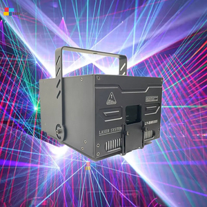 Giá khuyến mãi 5 Wát ánh sáng laser sân khấu ip33 trong nhà RGB Led Laser Chiếu sáng DJ thiết bị sân khấu Pro hoạt hình laser chiếu bầu trời - Product Image 1