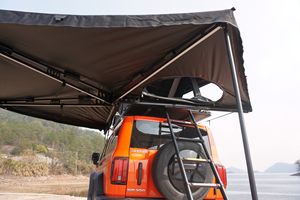 Tente de <span class=keywords><strong>toit</strong></span> autoportante Remaco Overlanding Camping 600D Oxford avec éclairage LED, imperméable, fermeture éclair en D, auvent 270/360 degrés pour 4x4 - Product Image 5