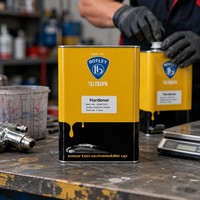 Durcisseur de vernis transparent 2K HS MS à séchage rapide, anti-jaunissement, résistant aux UV, agent de durcissement pour peinture automobile, prix usine OEM