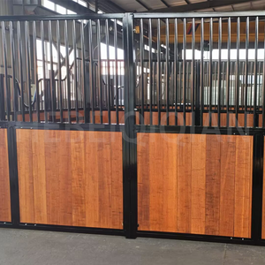 2.2 m X 3.6 m镀锌钢马稳定旋转门新设计马档带旋转门的便携式马厩 - Product Image 1