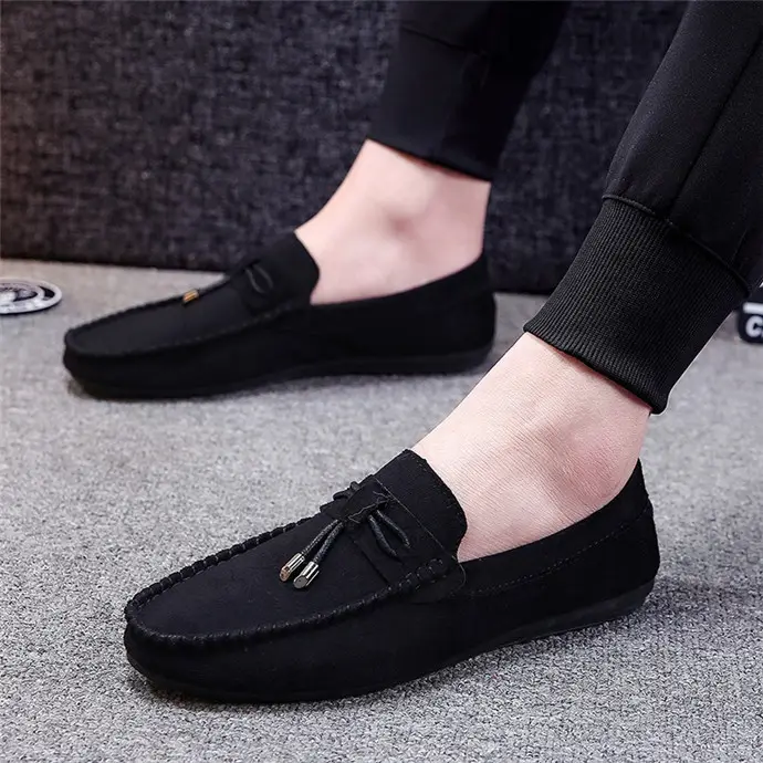 Wholesale Spring Fashion Lightweight Slip-on Loafer Car Driving Shoes for Man